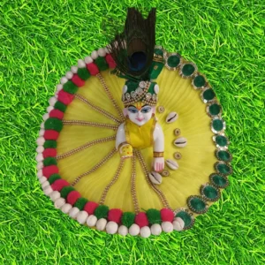 Laddu Gopal Heavy dress Fancy Pagdi