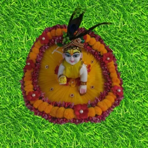 Laddu Gopal Fancy Dress with Mukut
