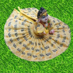 Laddu Gopal Ji Cotton Dress - Yellow Color