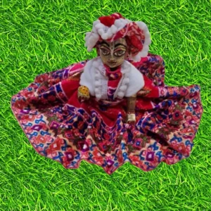 Laddu Gopal Ji Winter Velvet Dress (Random Color)