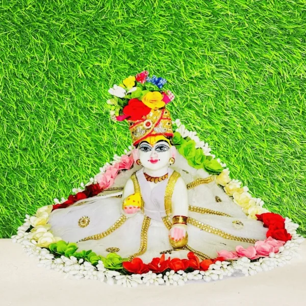 Multicolor Flower Laddu Gopal Dress