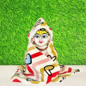 Multicolor Winter Laddu Gopal Hoodie Blanket